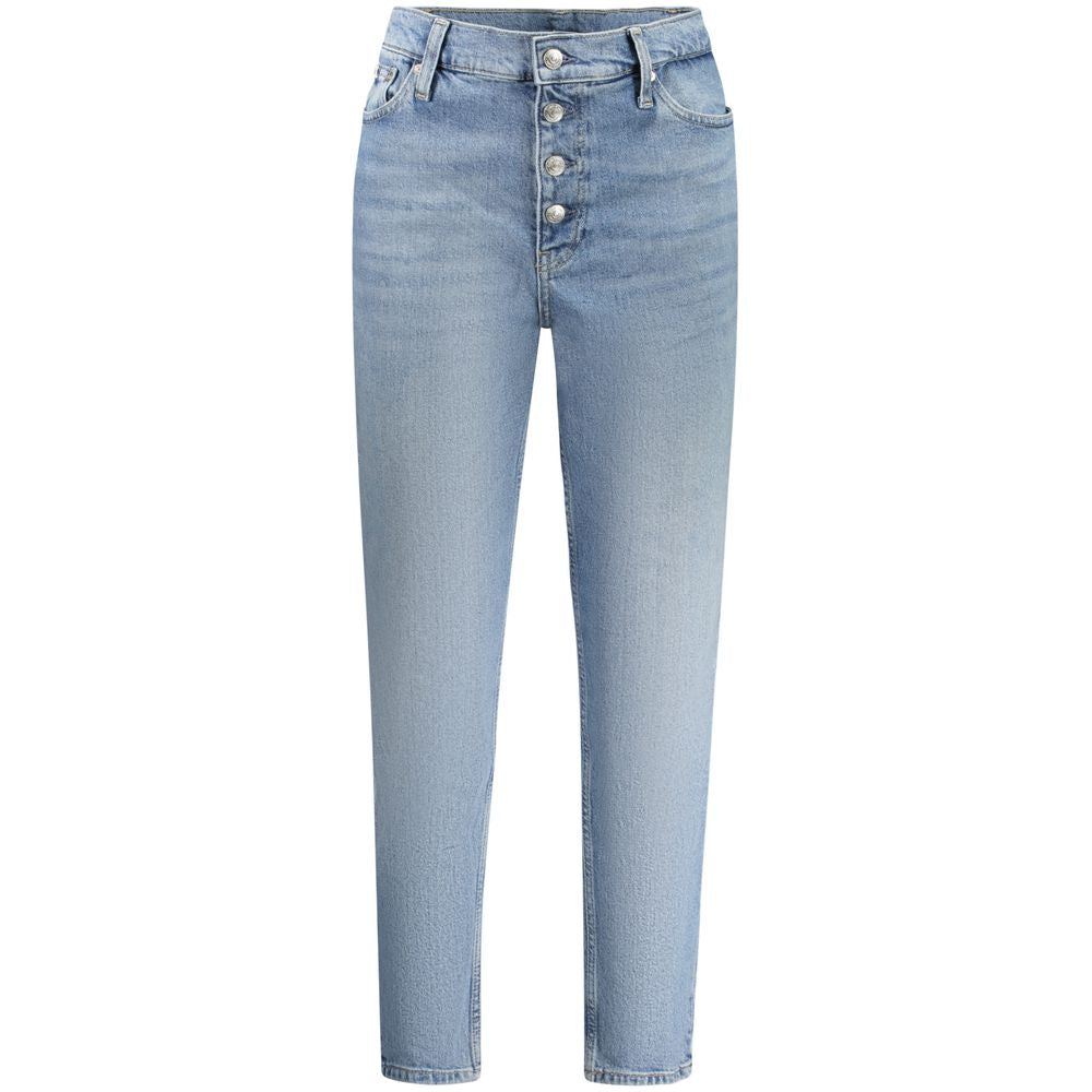 Calvin Klein Azzurro Cotton Women's Jeans - Luxe Nova
