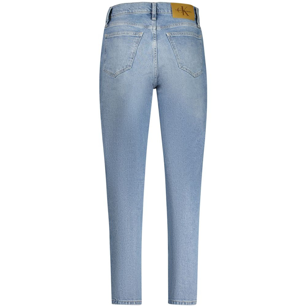 Calvin Klein Azzurro Cotton Women's Jeans - Luxe Nova