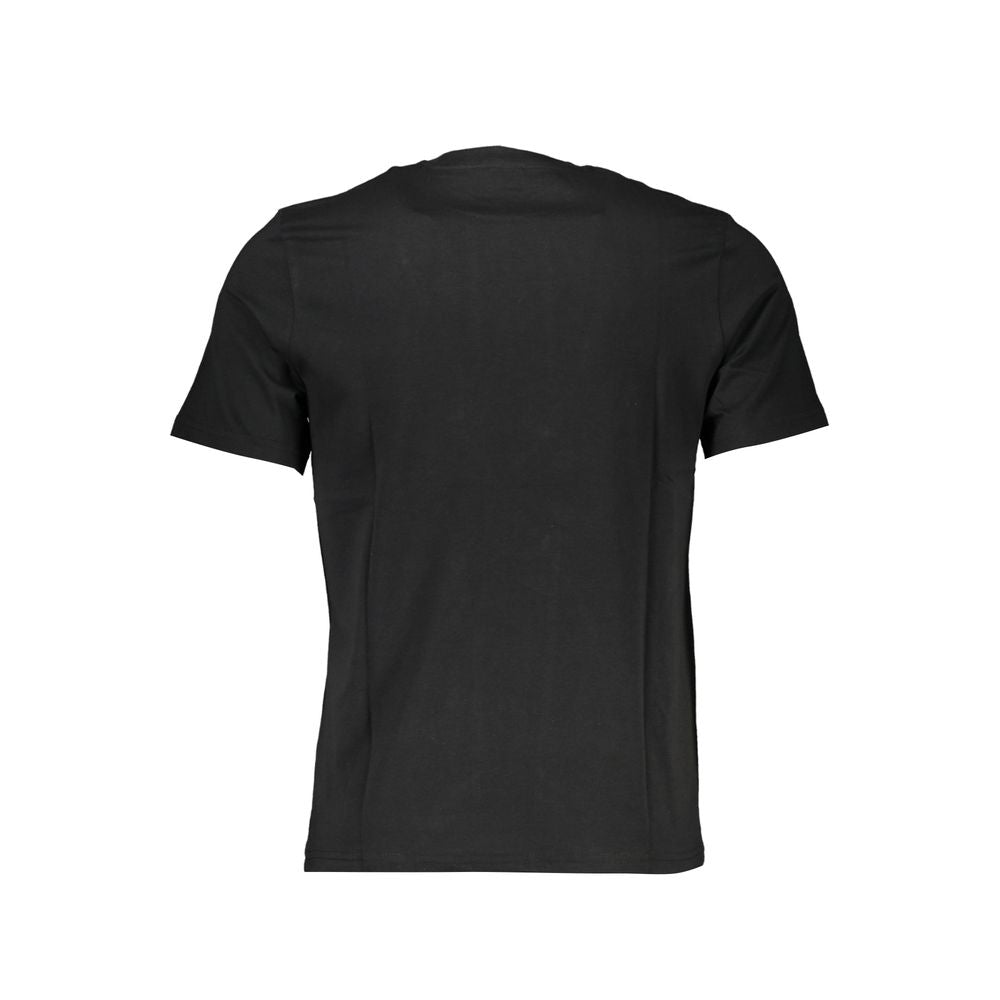North Sails Black Cotton Men T-Shirt - Luxe Nova