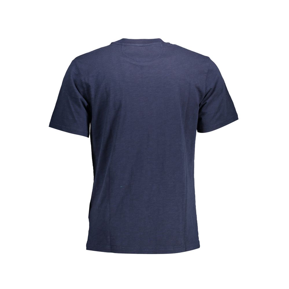 La Martina Blue Cotton Men's T-Shirt - Luxe Nova