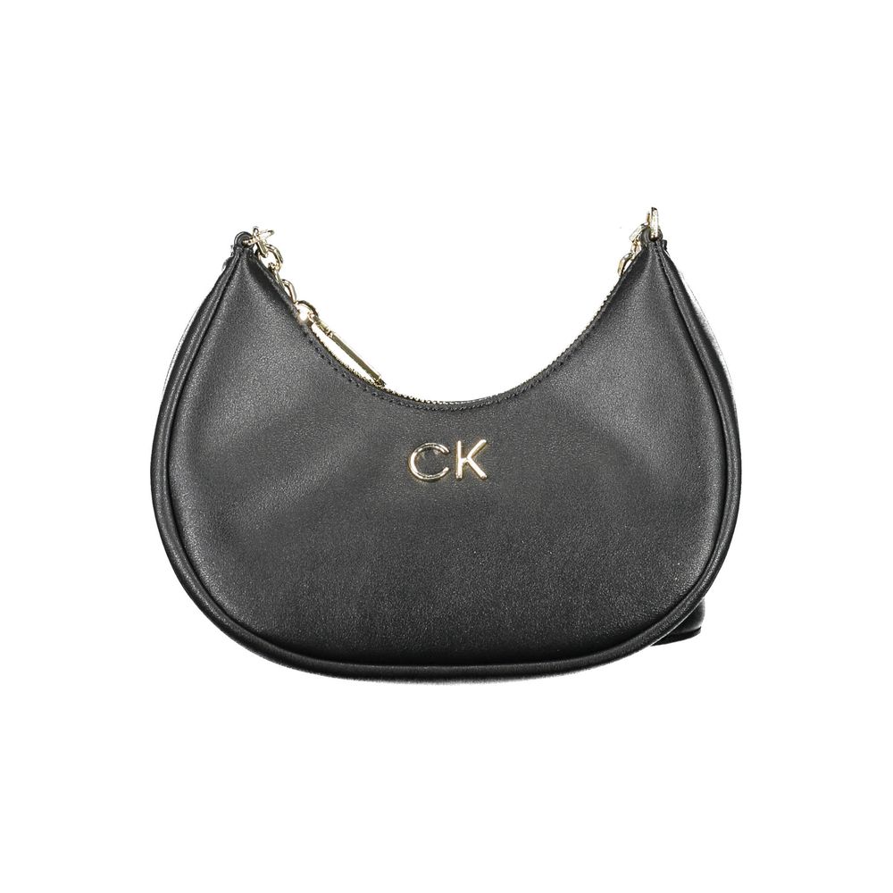 Calvin Klein Black Polyester Women Shoulder Bag - Luxe Nova