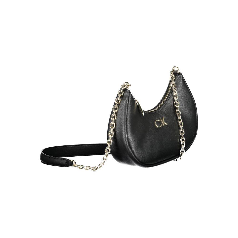 Calvin Klein Black Polyester Women Shoulder Bag - Luxe Nova