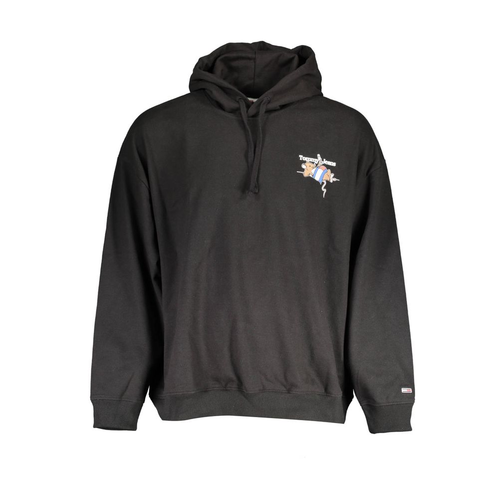Tommy Hilfiger "Black Cotton Men's Sweatshirt" - Luxe Nova