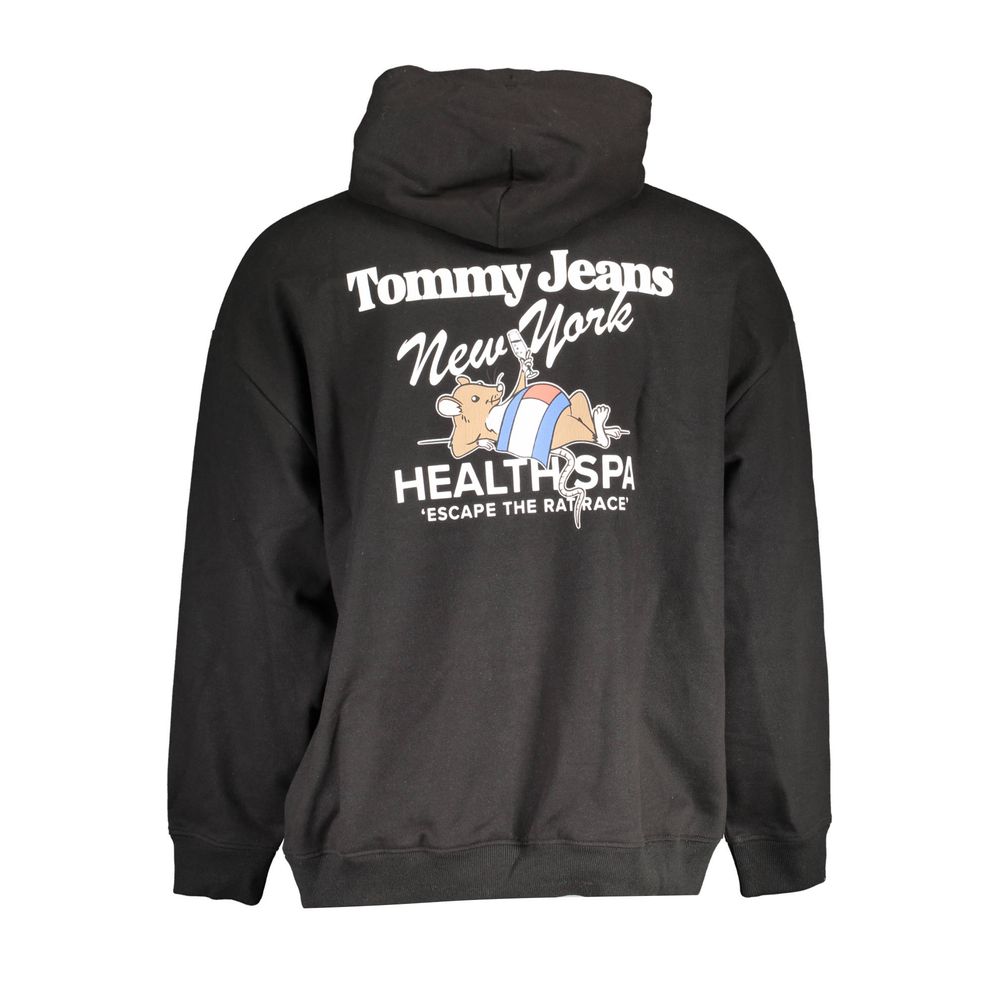 Tommy Hilfiger "Black Cotton Men's Sweatshirt" - Luxe Nova