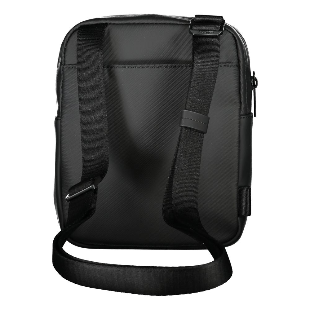 Calvin Klein Sleek Black Recycled Polyester Shoulder Bag - Luxe Nova