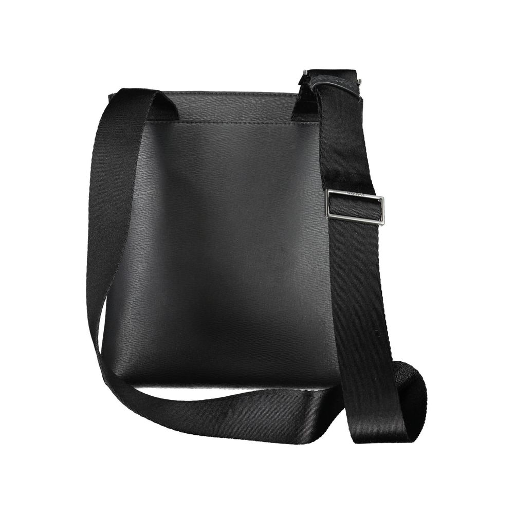 Calvin Klein Eco-Conscious Black Shoulder Bag with Logo - Luxe Nova