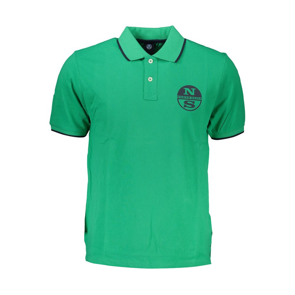 North Sails Verde Cotton Men Polo Shirt - Luxe Nova