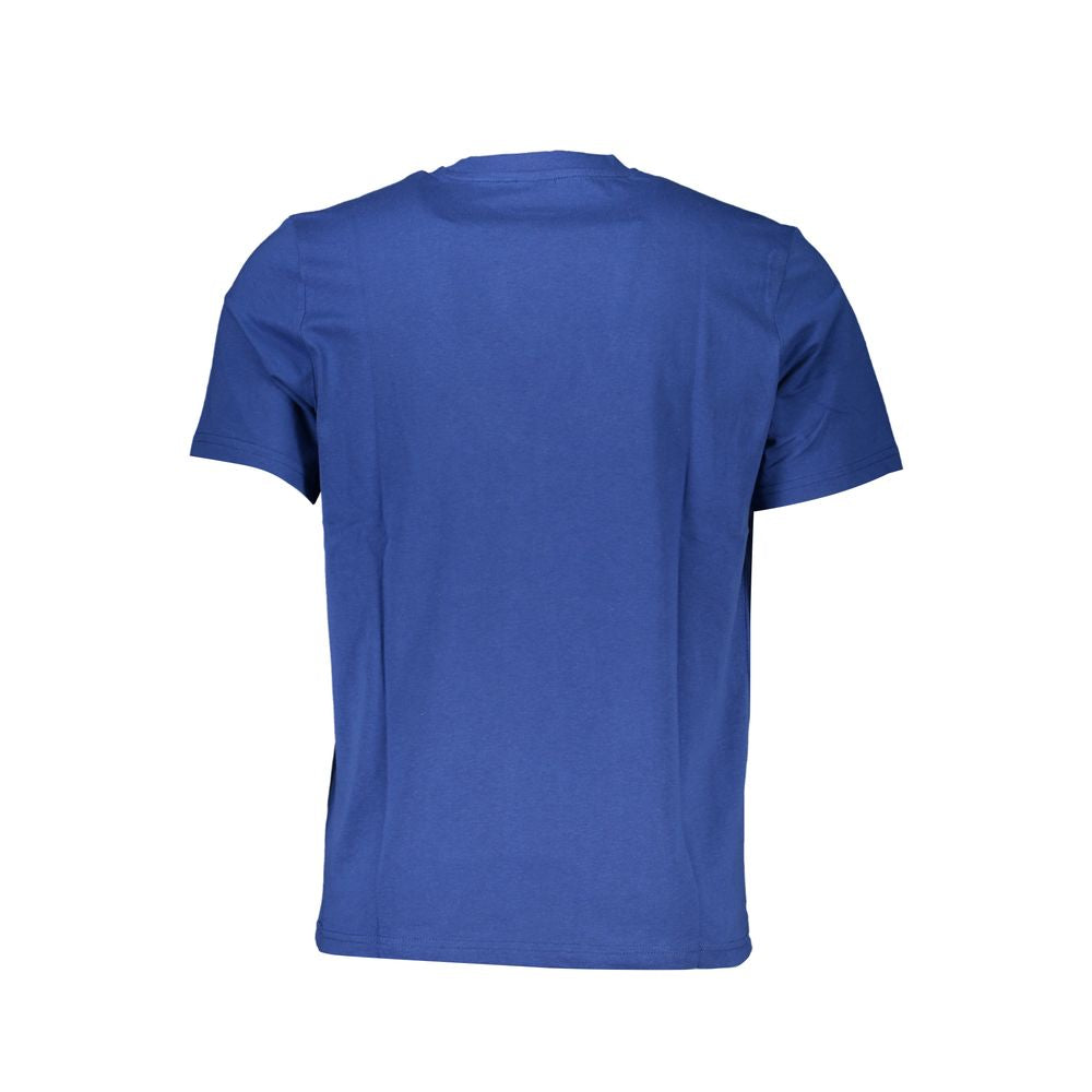 North Sails Blue Cotton Men T-Shirt - Luxe Nova