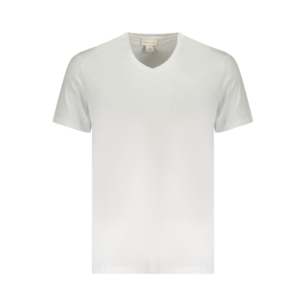 Calvin Klein Bianco Cotton Men T-Shirt - Luxe Nova