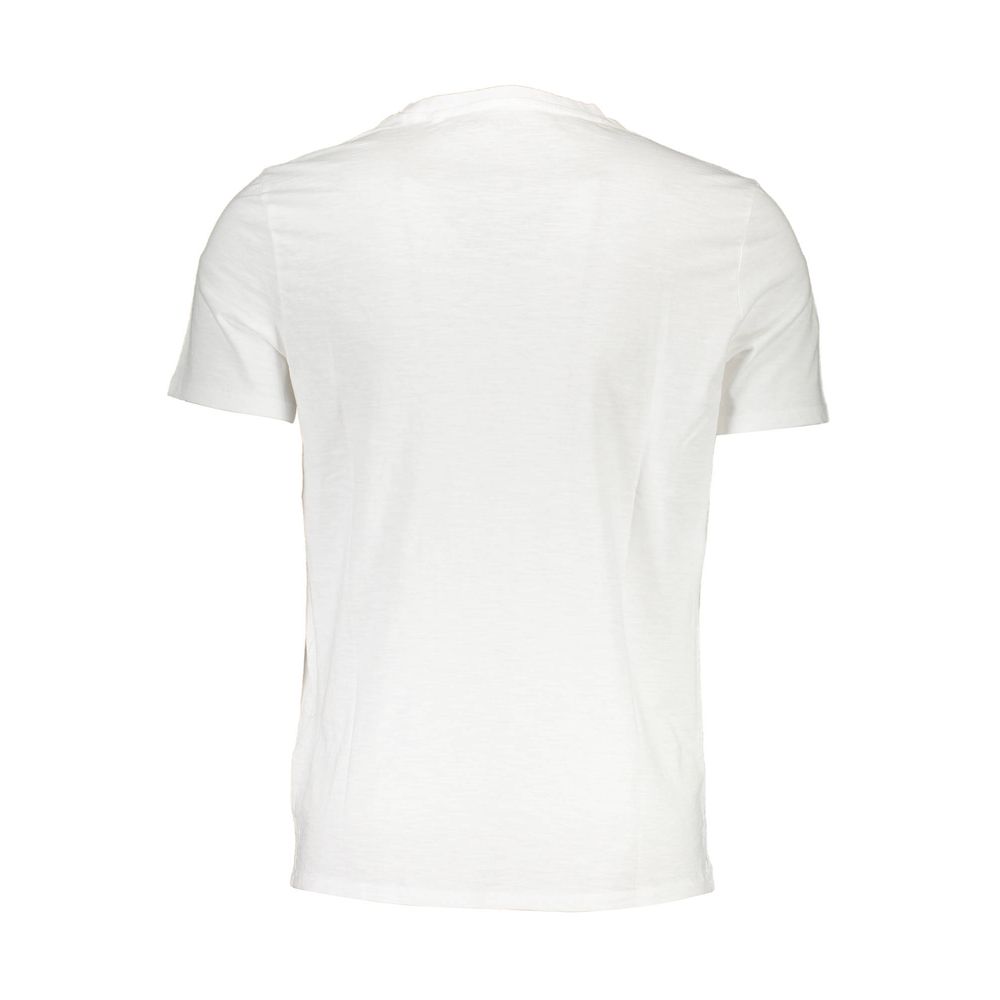 Guess Jeans Bianco Cotton Men's T-Shirt - Luxe Nova