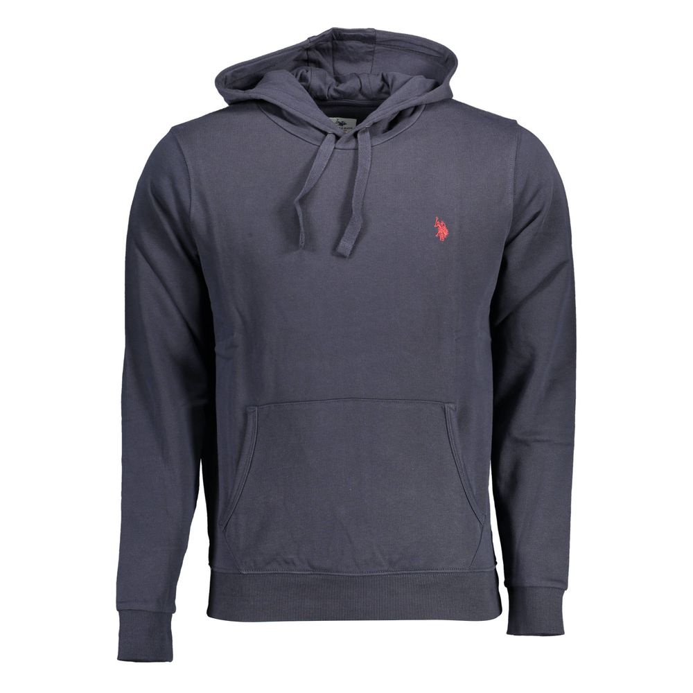 U.S. POLO ASSN. Blue Cotton Men Sweatshirt - Luxe Nova