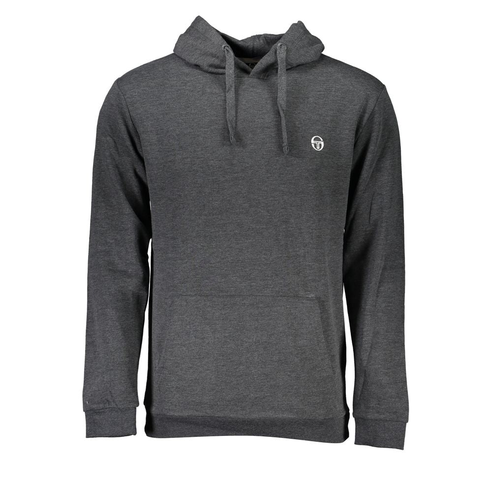 Sergio Tacchini Grigio Cotton Men Sweatshirt - Luxe Nova