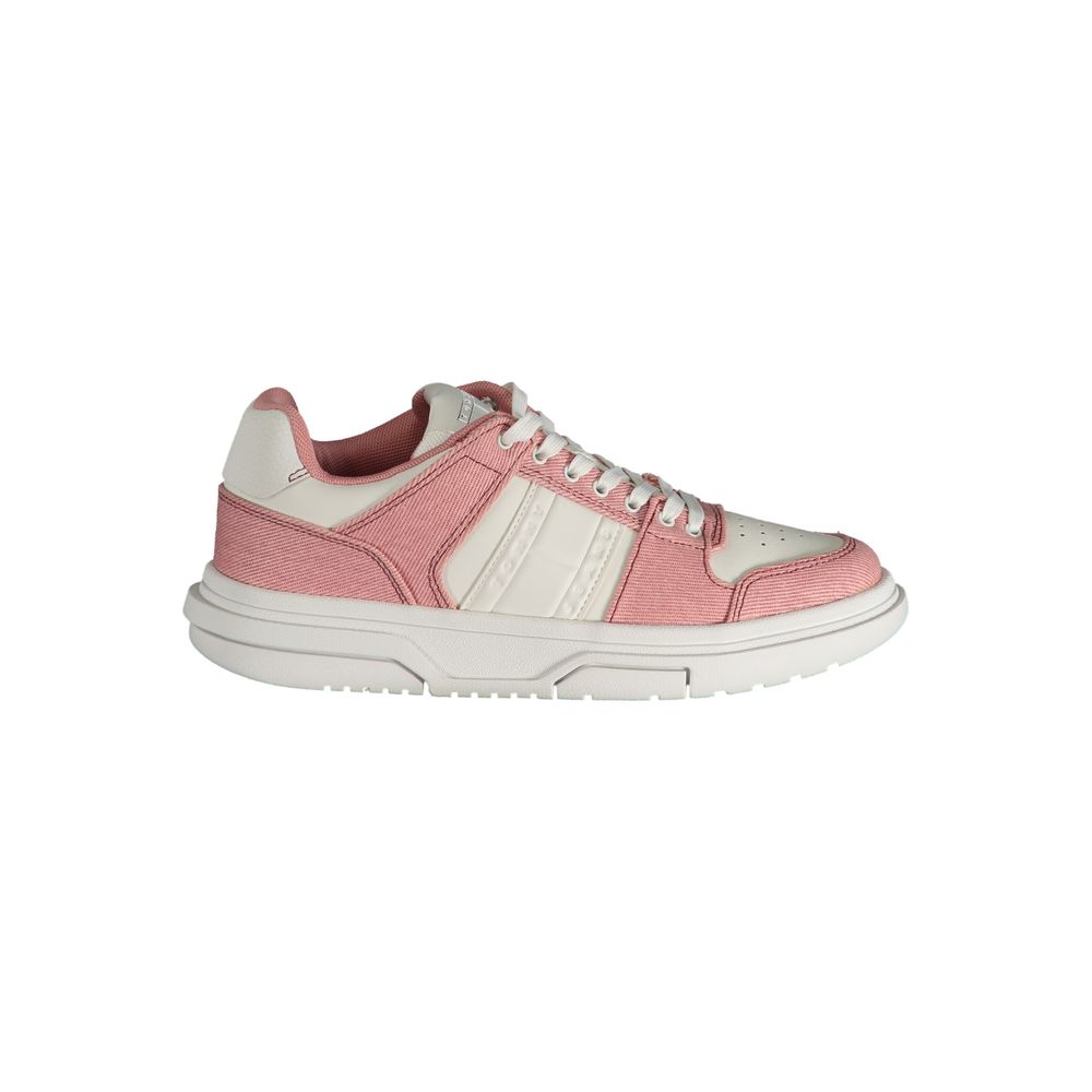 Tommy Hilfiger Rosa Poliuretano Donna Sneaker - Luxe Nova