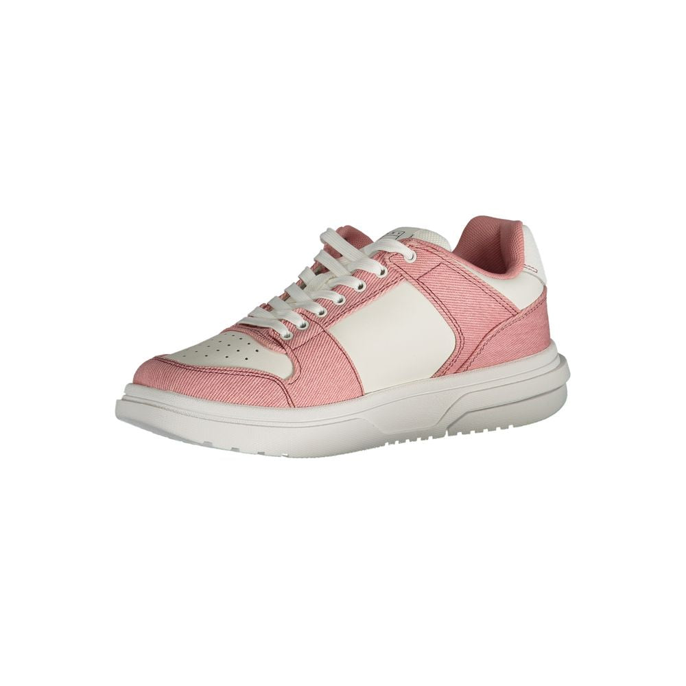 Tommy Hilfiger Rosa Poliuretano Donna Sneaker - Luxe Nova
