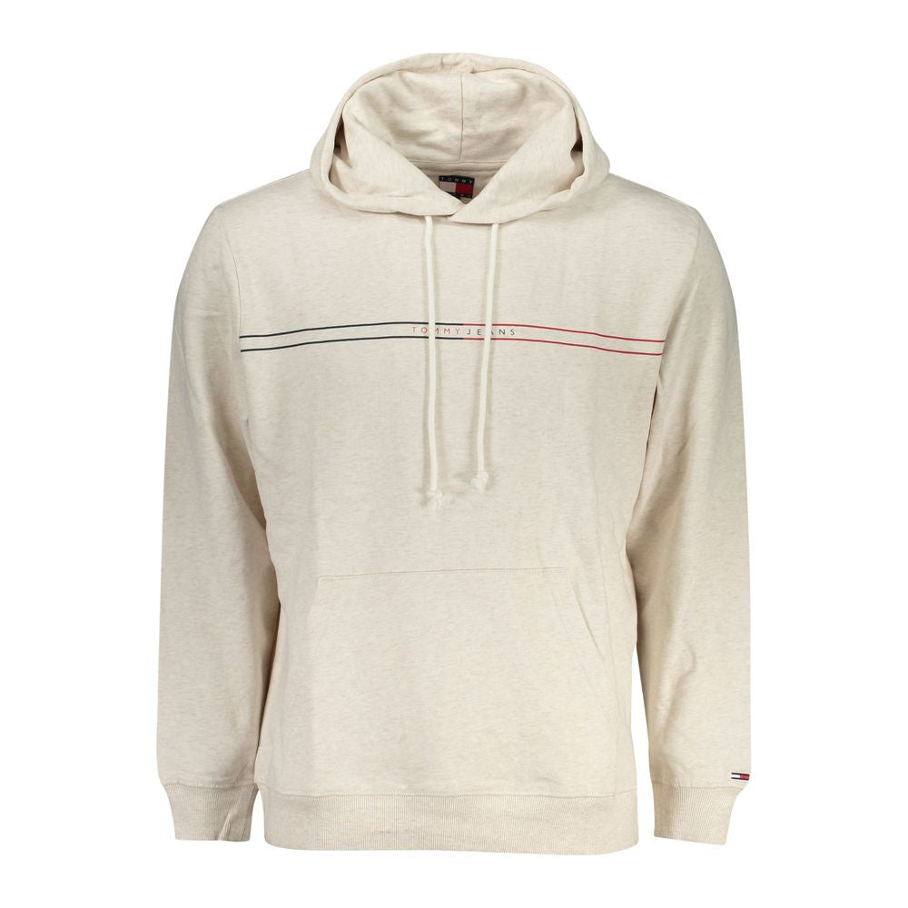 Tommy Hilfiger Beige Cotton Men's Hoodie - Luxe Nova