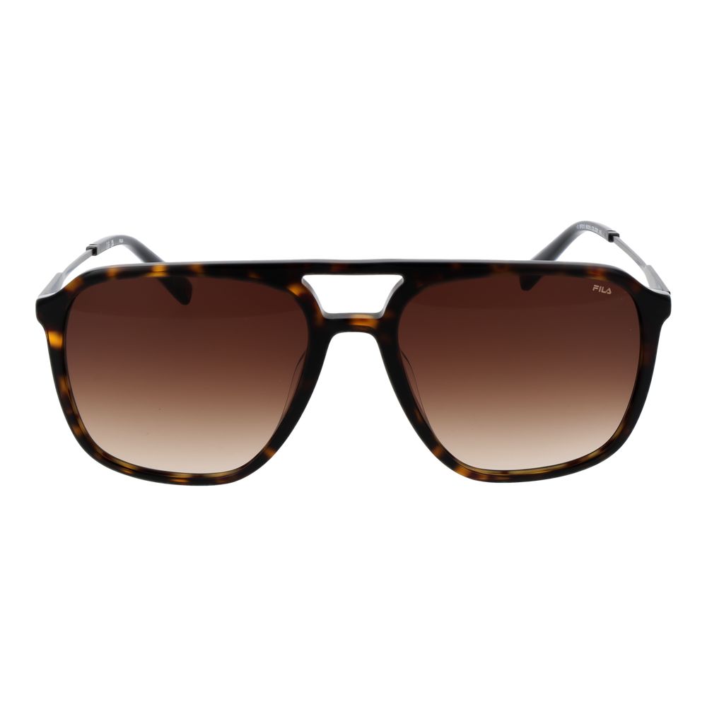 Fila Brown Cellulose Acetate Sunglasses - Luxe Nova