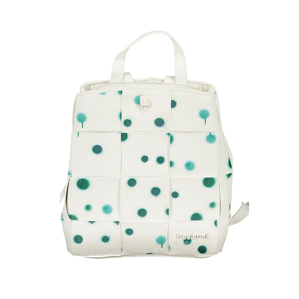 Desigual White Polyurethane Women's Backpack - Luxe Nova