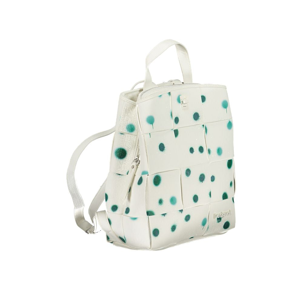 Desigual White Polyurethane Women's Backpack - Luxe Nova
