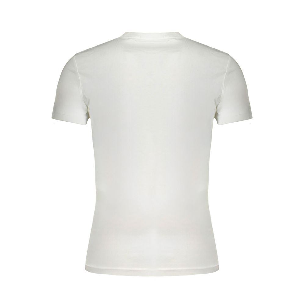 Calvin Klein White Cotton Men T-Shirt - Luxe Nova