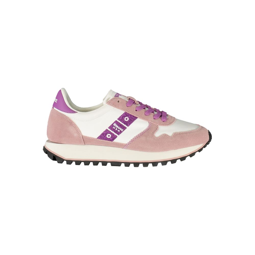 Blauer Bianco Polyurethane Women Sneaker - Luxe Nova