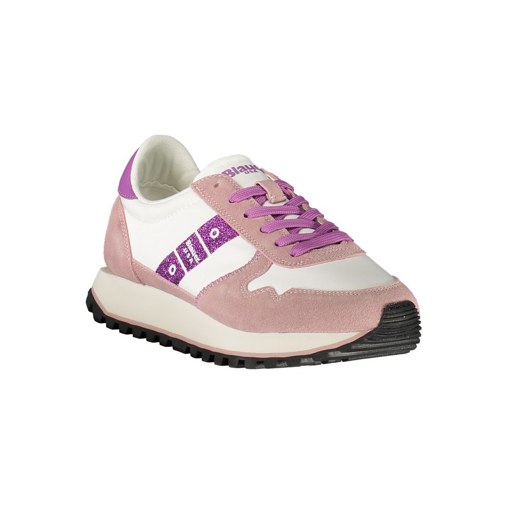 Blauer Bianco Polyurethane Women Sneaker - Luxe Nova