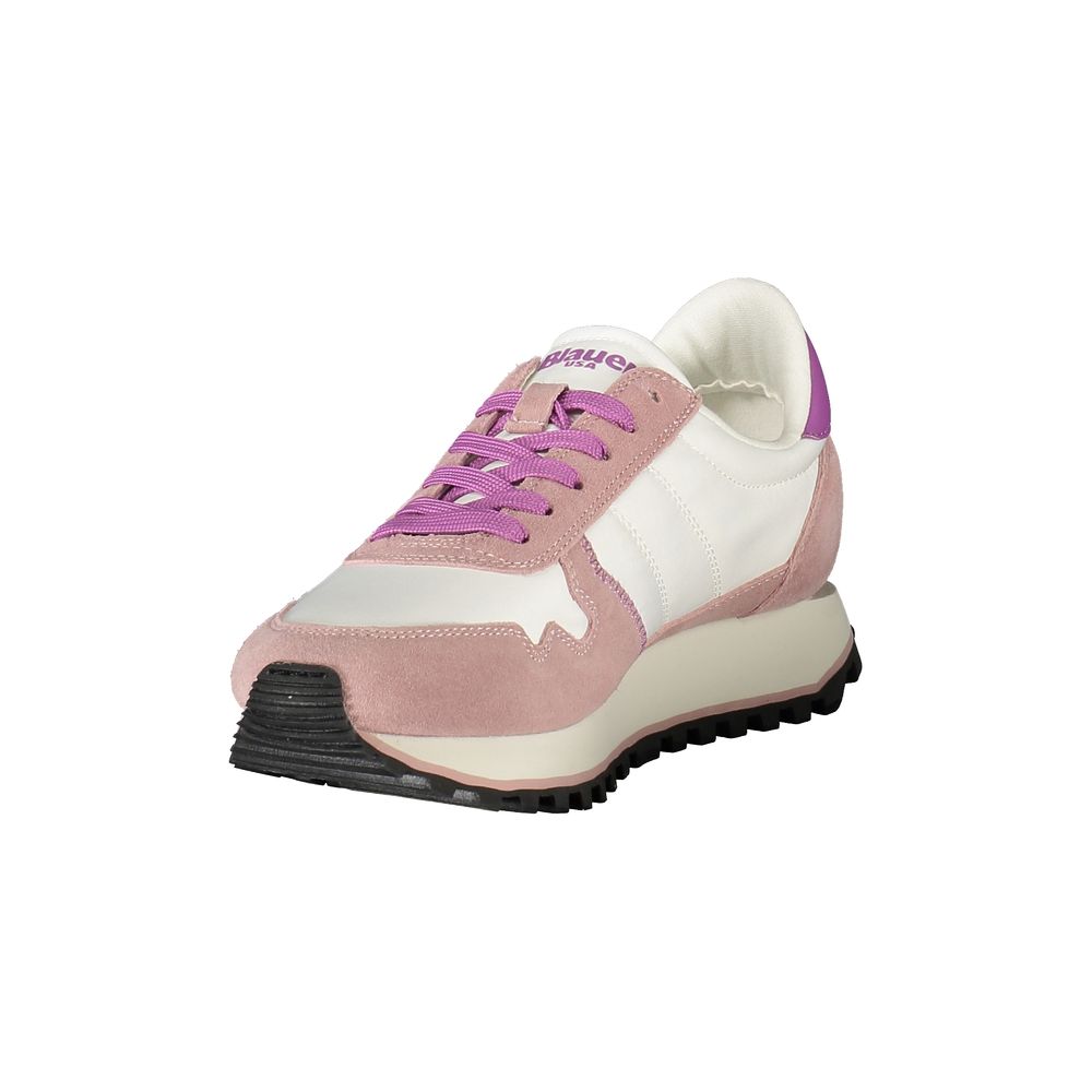 Blauer Bianco Polyurethane Women Sneaker - Luxe Nova