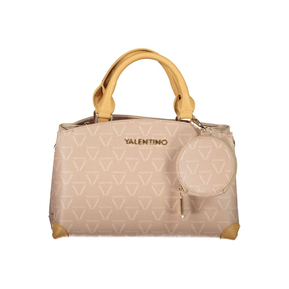 Mario Valentino Beige Polyurethane Women Handbag - Luxe Nova