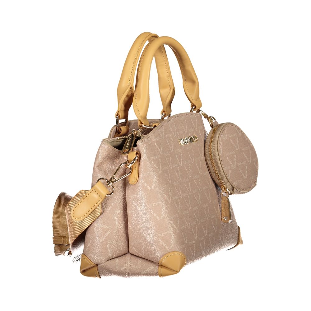 Mario Valentino Beige Polyurethane Women Handbag - Luxe Nova