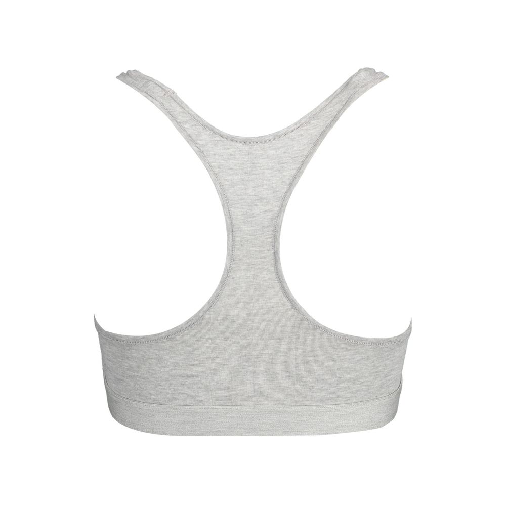 Tommy Hilfiger Grigio Cotton Women's Sports Bra - Luxe Nova