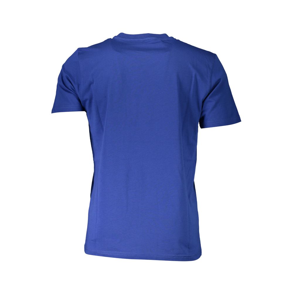 North Sails Blue Cotton Men T-Shirt - Luxe Nova