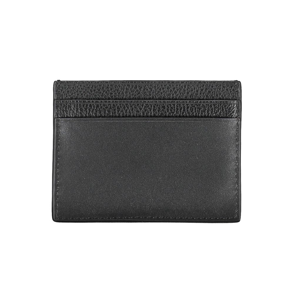 Calvin Klein Black Leather Mens Wallet Holder - Luxe Nova