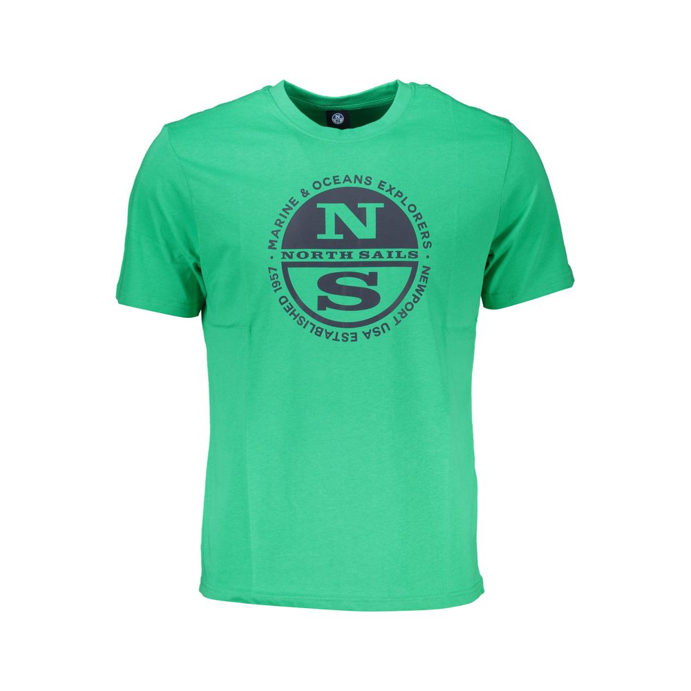 North Sails Verde Cotton Men T-Shirt - Luxe Nova