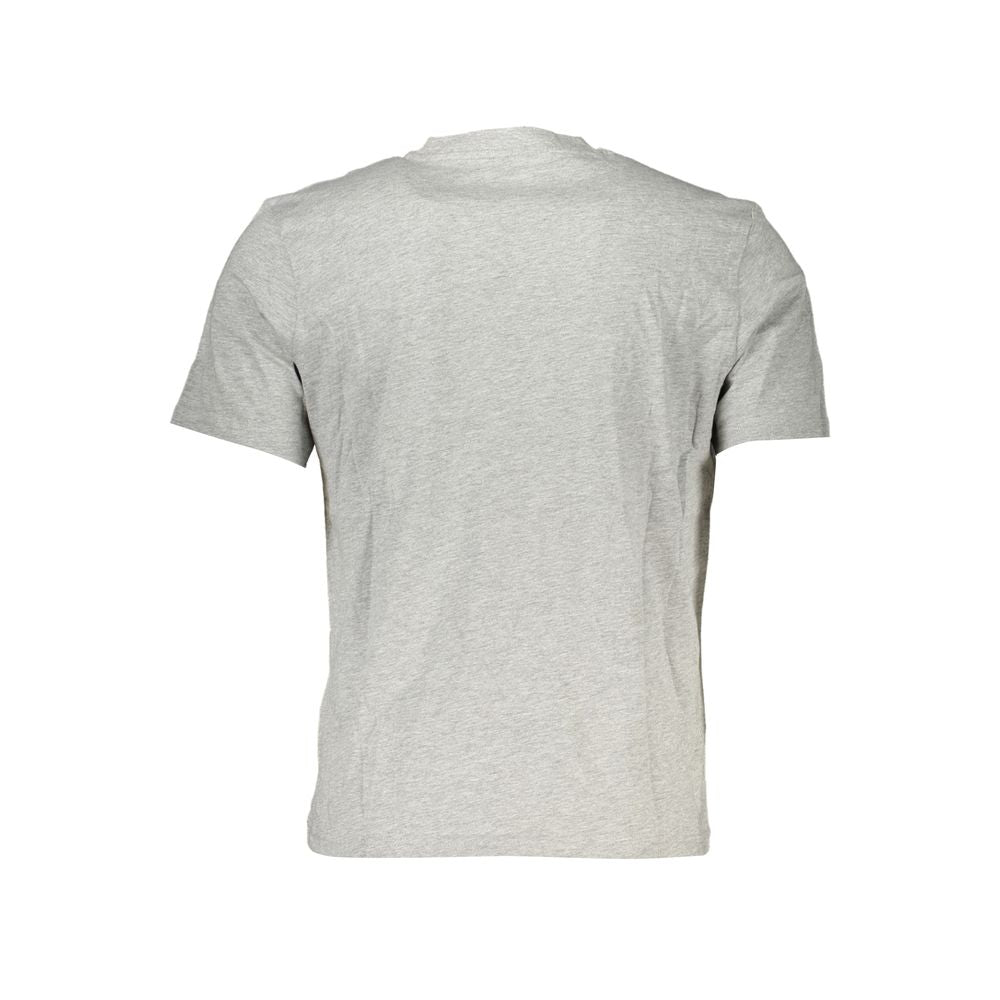 North Sails Gray Cotton Men T-Shirt - Luxe Nova