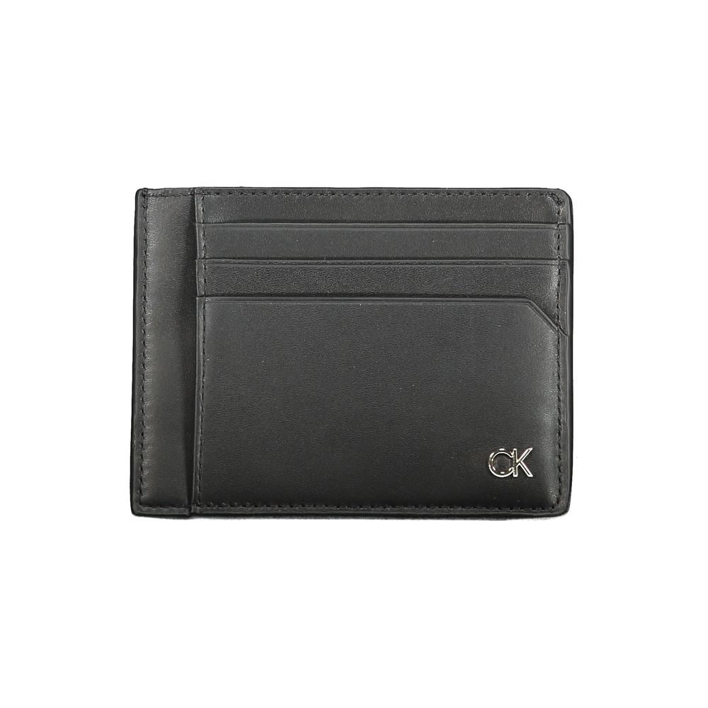 Calvin Klein Black Leather Men Wallet - Luxe Nova