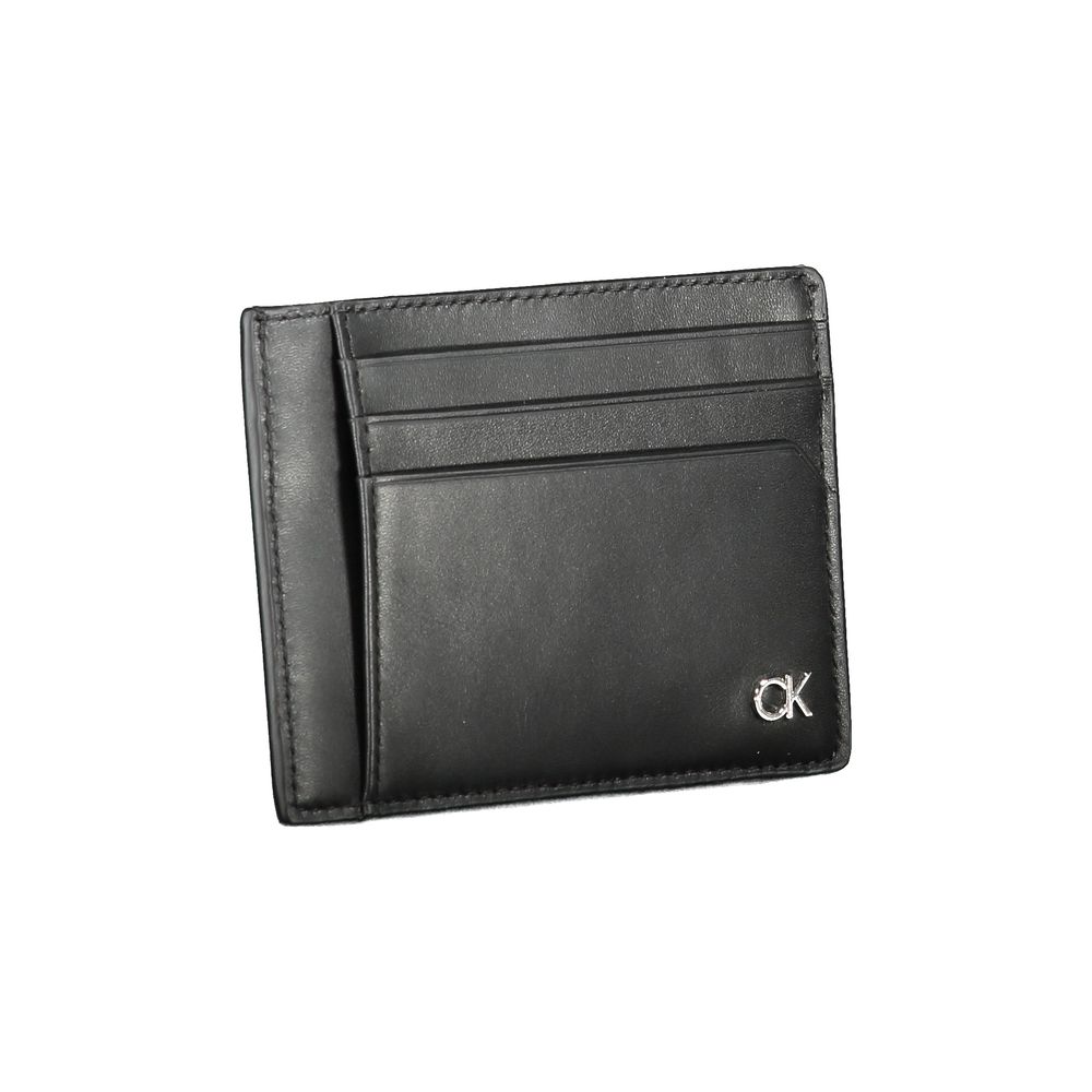 Calvin Klein Black Leather Men Wallet - Luxe Nova
