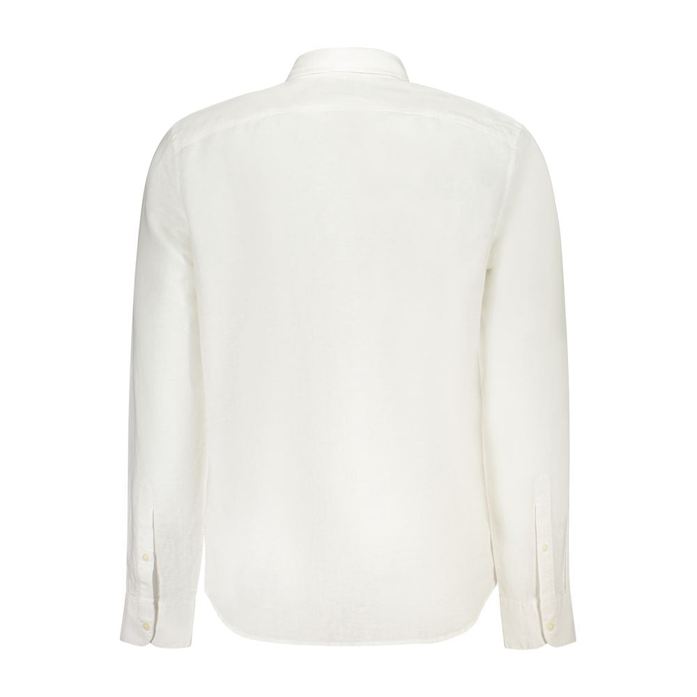 Timberland White Linen Men's Shirt - Luxe Nova