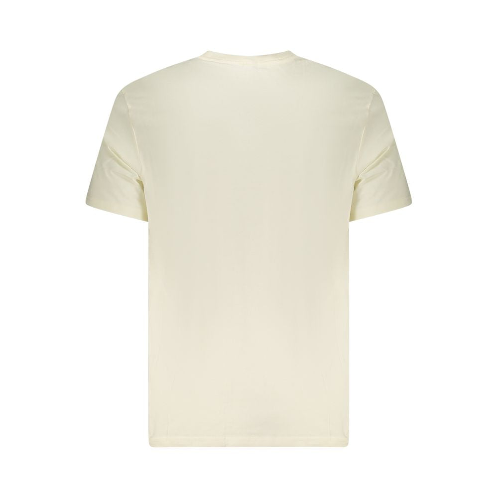 Lee Beige Cotton Men T-Shirt - Luxe Nova