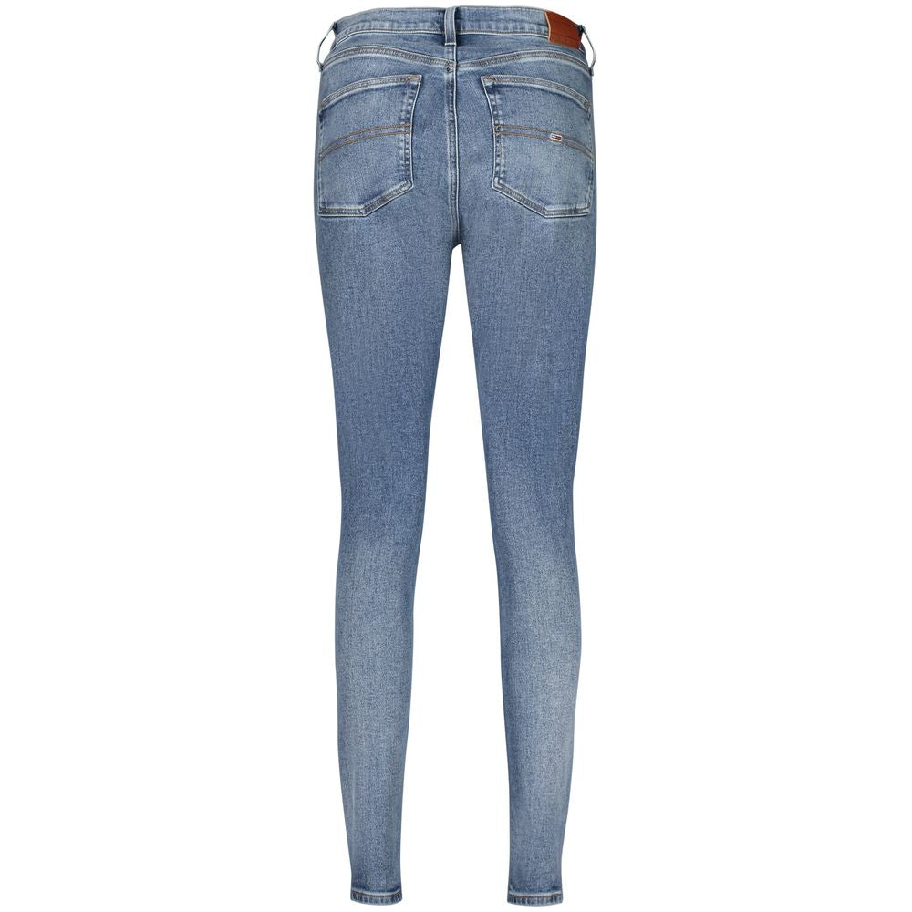 Tommy Hilfiger Blue Cotton Women Jeans - Luxe Nova