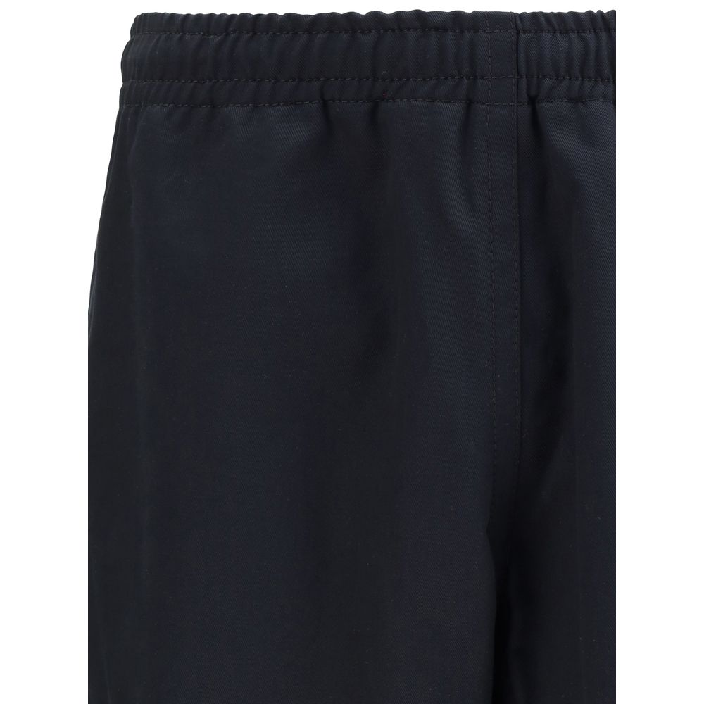 Marni Black Cotton Casual Pants