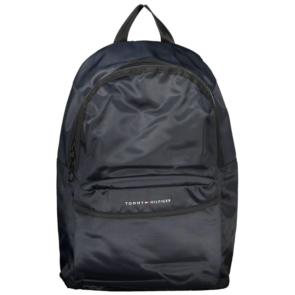 Tommy Hilfiger Blue Polyester Men Backpack - Luxe Nova