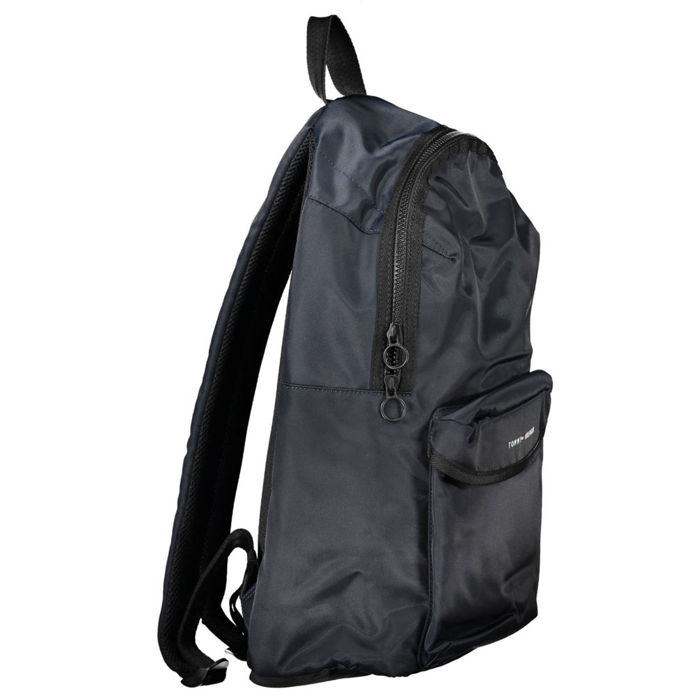 Tommy Hilfiger Blue Polyester Men Backpack - Luxe Nova