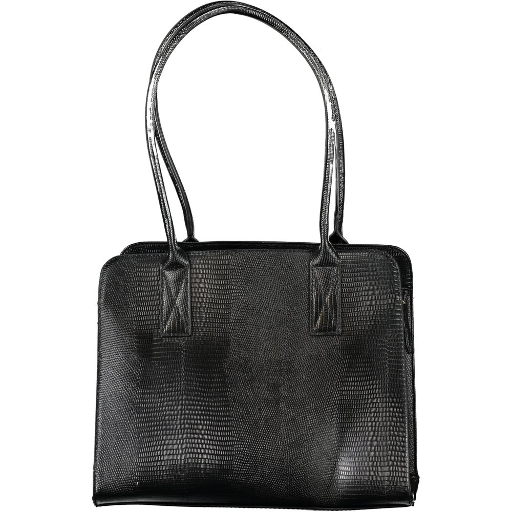 Mario Valentino Nero Poliuretano Women Handbag - Luxe Nova