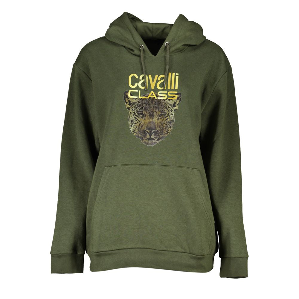Cavalli Class Verde Polyester Woman Sweatshirt - Luxe Nova