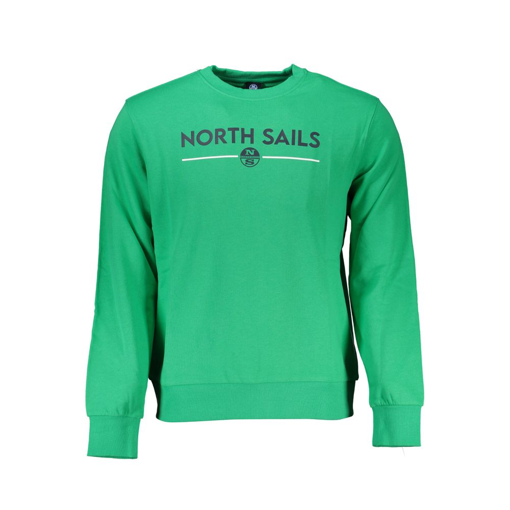 North Sails Verde Cotton Men Sweatshirt - Luxe Nova