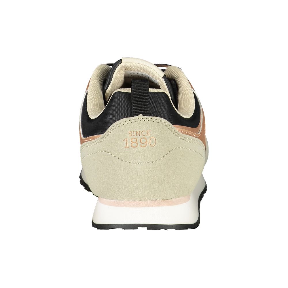 U.S. POLO ASSN. Black Polyurethane Women Sneaker - Luxe Nova