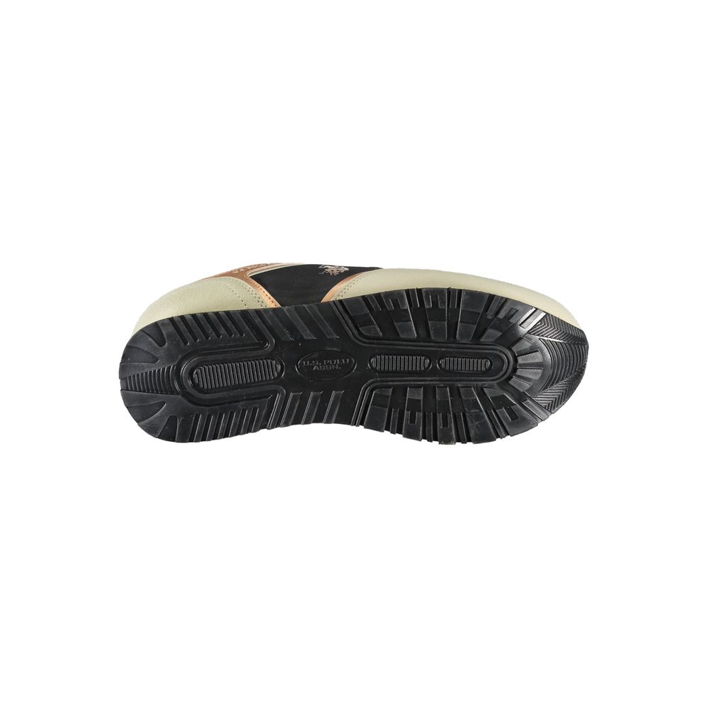 U.S. POLO ASSN. Black Polyurethane Women Sneaker - Luxe Nova