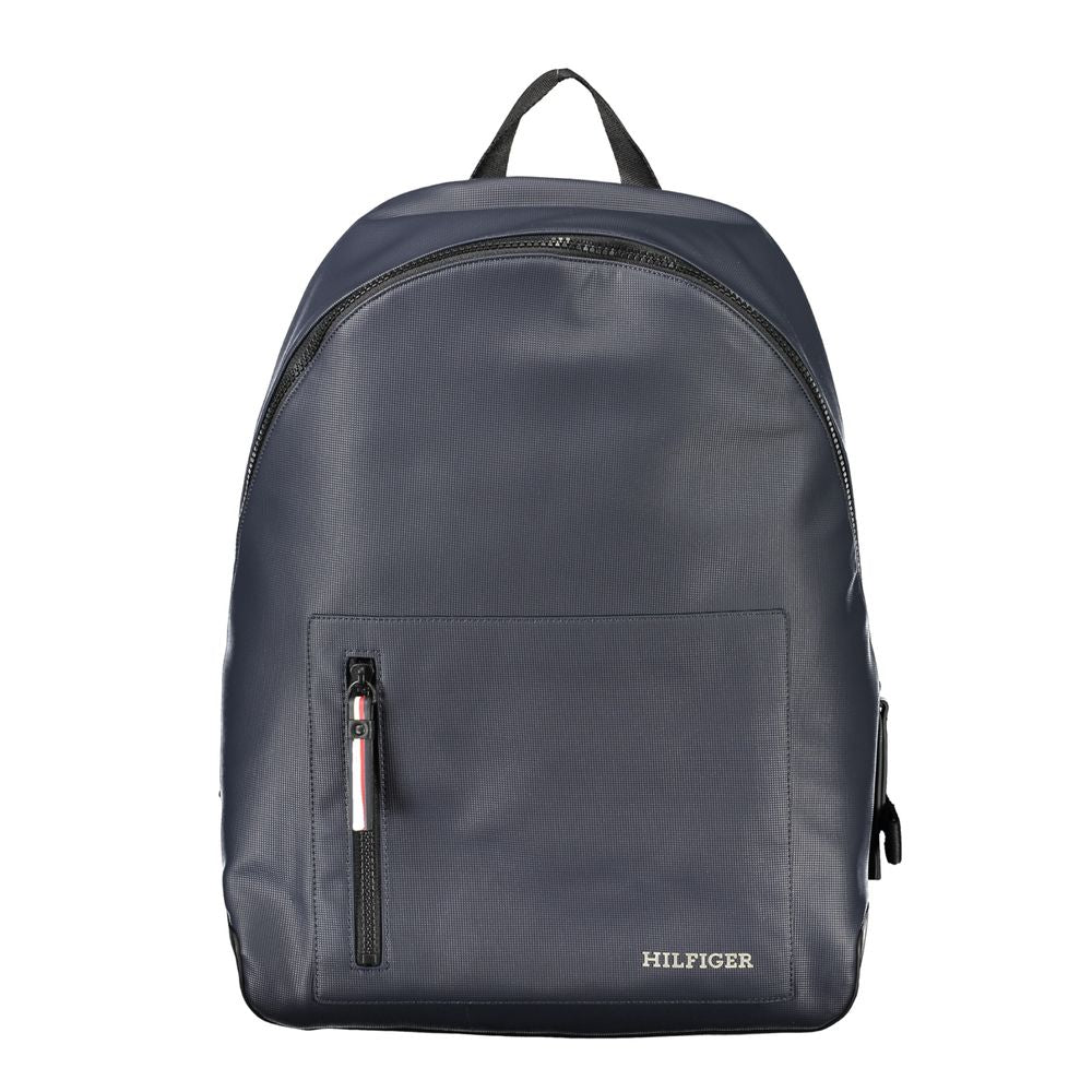 Tommy Hilfiger Blu Polyurethane Men Backpack - Luxe Nova