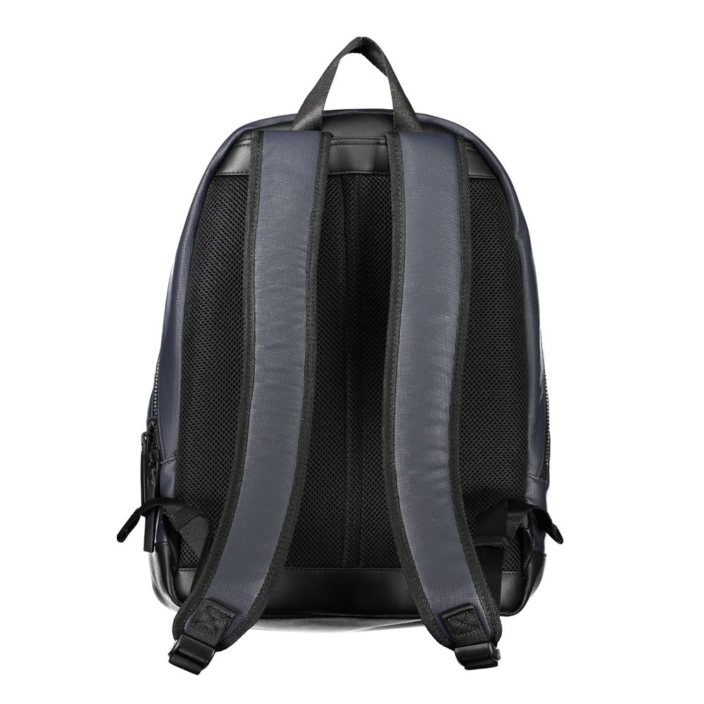 Tommy Hilfiger Blu Polyurethane Men Backpack - Luxe Nova