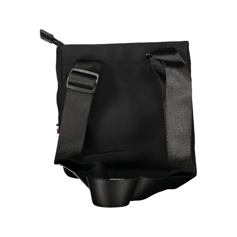 Tommy Hilfiger Black Polyester Men's Shoulder Bag - Luxe Nova