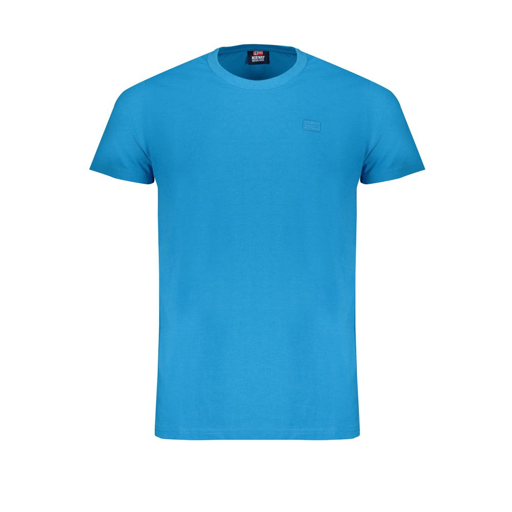 Norway 1963 Blu Cotton Men T-Shirt - Luxe Nova